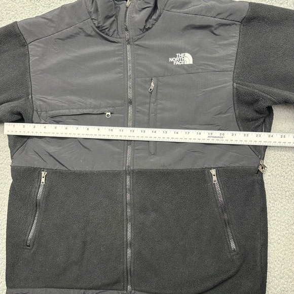 The North Face A193 F07 Mens Large Black Denali Polartec Full Zip Fleece Jacket - Picture 15 of 16